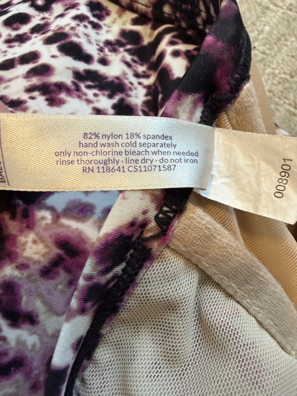 Cacique Swim tankini top sz 44DDD - Picture 4 of 4